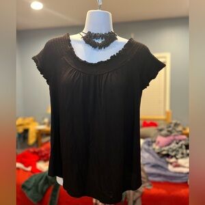 Off the shoulder shirt